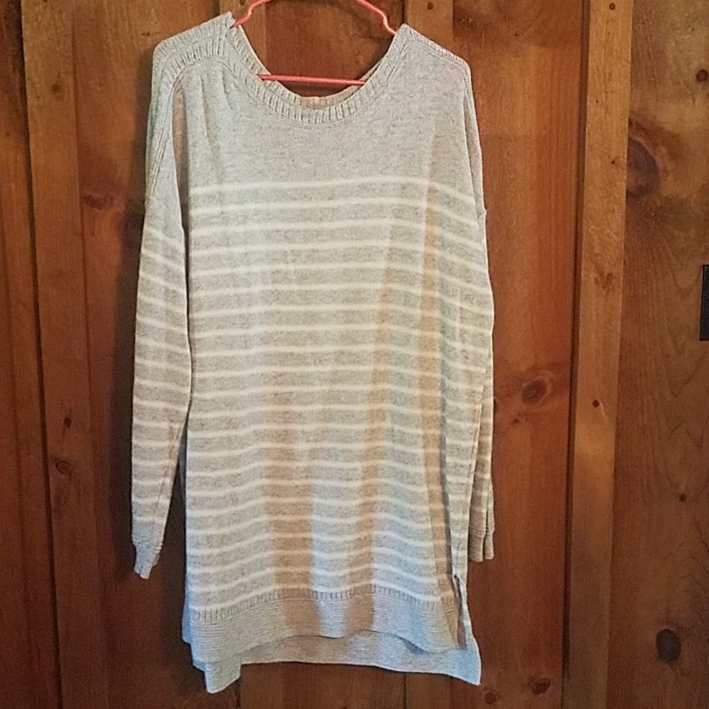 Tunic length Old Navy striped sweater